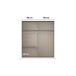 Drehtürenschrank >Koda< in alpinweiß / Atlantic Oak dunkel - 181x210x54 (BxHxT)