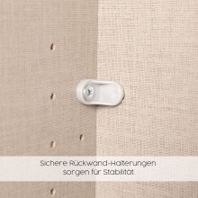 Drehtürenschrank >Koda< in alpinweiß / Atlantic Oak dunkel - 181x210x54 (BxHxT)