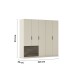 Drehtürenschrank >Koda< in champagner / Atlantic Oak dunkel - 226x210x54 (BxHxT)