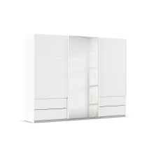 Schwebetürenschrank >Elara< in alpinweiß...