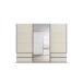 Schwebetürenschrank >Elara< in champagner / Spiegel - 271x210x62 (BxHxT)