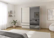 Schwebetürenschrank >Elara< in champagner /...