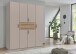 Drehtürenschrank >DIGIT< in KASCHMIR / DORENA EICHE DEKOR - 180x208x58cm (BxHxT)