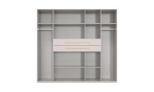Drehtürenschrank >DIGIT< in KASCHMIR / DORENA EICHE DEKOR - 225x208x58cm (BxHxT)