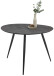 Esstisch >Joe< in Teak, schwarz, Teak, Metall - 111x78x108cm (BxHxT)