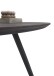 Esstisch >Joe< in Teak, schwarz, Teak, Metall - 111x78x108cm (BxHxT)