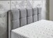 Boxspringbett >TraumZeit< inkl. wendbare 7 Zonen TTFK Matratze & Topper - 140x200 cm anthrazit