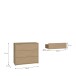 Kommode >ALICE SPRINGS< in Elegancia Eiche Dekor - 94,8x83,1x41,5cm (BxHxT)