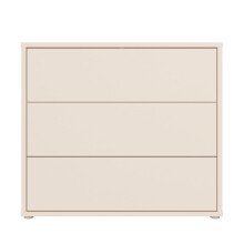 Kommode >ALICE SPRINGS< in Sandfarbig - 94,8x83,1x41,5cm (BxHxT)
