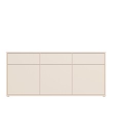 Sideboard >ALICE SPRINGS< in sandfarbig - 184,2x83,1x41,5cm (BxHxT)