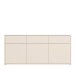 Sideboard >ALICE SPRINGS< in sandfarbig - 184,2x83,1x41,5cm (BxHxT)