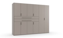 Drehtürenschrank >DIGIT< in SAHARAGRAU -...