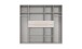 Drehtürenschrank >DIGIT< in GRAFIT - ARTISAN EICHE DEKOR - 225x208x58cm (BxHxT)