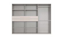 Drehtürenschrank >DIGIT< in KASCHMIR / ARTISAN EICHE DEKOR - 270x208x58 (BxHxT)