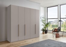Drehtürenschrank >LONDON< SAHARAGRAU + ARTISAN...
