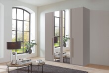 Drehtürenschrank >LONDON< SAHARAGRAU + ARTISAN...