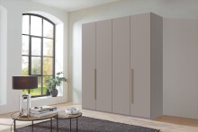 Drehtürenschrank >LONDON< SAHARAGRAU / ARTISAN...