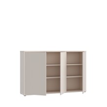 Sideboard >ALICE SPRINGS< in Sandfarbig - 154,2x99,1x34,9cm (BxHxT)