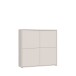 Highboard >ALICE SPRINGS< in Sand - 124,5x121,5x34,9cm (BxHxT)