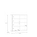 Highboard >ALICE SPRINGS< in Sand - 124,5x121,5x34,9cm (BxHxT)