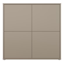 Highboard >ALICE SPRINGS< in Farbe Taupe -...