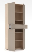 Aktenschrank >Santorin< in Riva Eiche / Cashmere -...