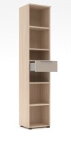 Aktenregal >Santorin< in Riva Eiche / Cashmere -...