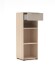 Hochkommode >Santorin< in Riva Eiche / Cashmere - 40x110x38 (BxHxT)