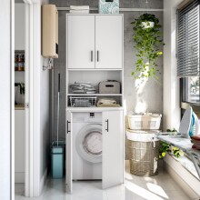 Waschmaschinenumbauschrank >Laundry< (4er-Set) in...