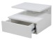 Nachtkonsole >Randers< (2er-Set) hängend, in weiss, MDF - 35x22,5x32cm (BxHxT)