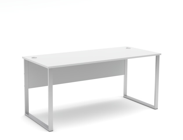 Schreibtisch >Santorin< in Weiß, Holzwerkstoffe - 170x77x73cm (BxHxT)