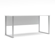 Schreibtisch >Santorin< in Weiß, Holzwerkstoffe - 170x77x73cm (BxHxT)