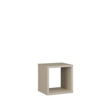 Regalwürfel >MAURO< in Taupe - 38,2x38,3x32,9cm (BxHxT)