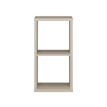 Regalwürfel >MAURO< in Taupe - 38,2x72,8x32,9cm (BxHxT)