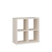 Regal >MAURO< in sandfarbig - 72,7x72,8x32,9cm (BxHxT)