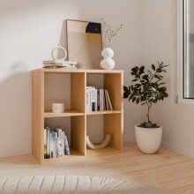 Regal >MAURO< in Eiche Dekor - 72,7x72,8x32,9cm...