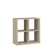 Regal >MAURO< in Taupe - 72,7x72,8x32,9cm (BxHxT)
