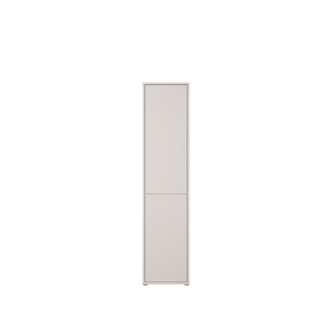 Stauraumschrank >ALICE SPRINGS< in sandfarben - 49,8x214,3x34,9cm (BxHxT)