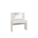 Schminktisch >LISSON< in Sand inkl. Beleuchtung - 120x141x42cm (BxHxT)
