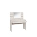 Schminktisch >LISSON< in Sand inkl. Beleuchtung - 120x141x42cm (BxHxT)