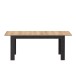 Esstisch >BOHOL< ausziehbar in Riviera Eiche / Cabezone - 160x78,2x90,2cm (BxHxT)