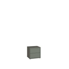 Nachtkommode >ALICE SPRINGS< in Salbei - 49,8x47,9x41,5cm (BxHxT)