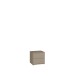 Nachtkommode >ALICE SPRINGS< in Taupe - 49,8x47,9x41,5cm (BxHxT)