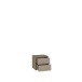 Nachtkommode >ALICE SPRINGS< in Taupe - 49,8x47,9x41,5cm (BxHxT)