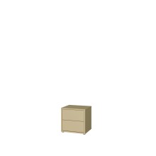 Nachtkommode >ALICE SPRINGS< in Buttergelb - 49,8x47,9x41,5cm (BxHxT)