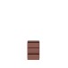 Nachtkommode >ALICE SPRINGS< in Terrakotta - 49,8x68,7x41,5cm (BxHxT)
