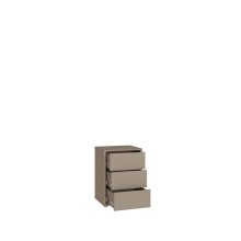 Nachtkommode >ALICE SPRINGS< in Taupe - 49,8x68,7x41,5cm (BxHxT)
