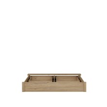 Bettschubkasten >JYTANA< in Mauvella Eiche Dekor - 128,2x21,2x91,5cm (BxHxT)