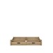 Bettschubkasten >JYTANA< in Mauvella Eiche Dekor - 128,2x21,2x91,5cm (BxHxT)