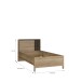 Bett >JYTANA< (inkl. Schubkästen) Eiche Dekor - 97,9x89,7x206,9cm (BxHxT)